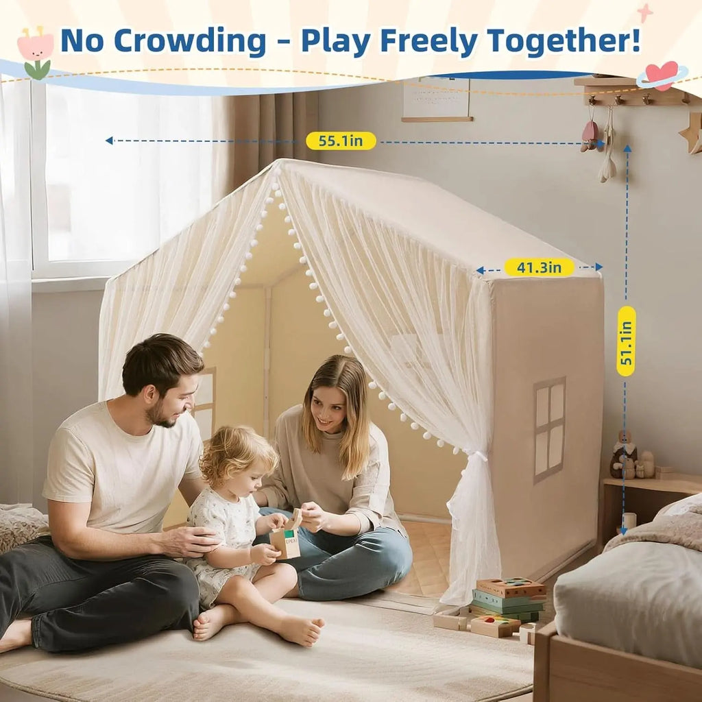 55In Superior Oversized Cushioned Indoor Play Tent