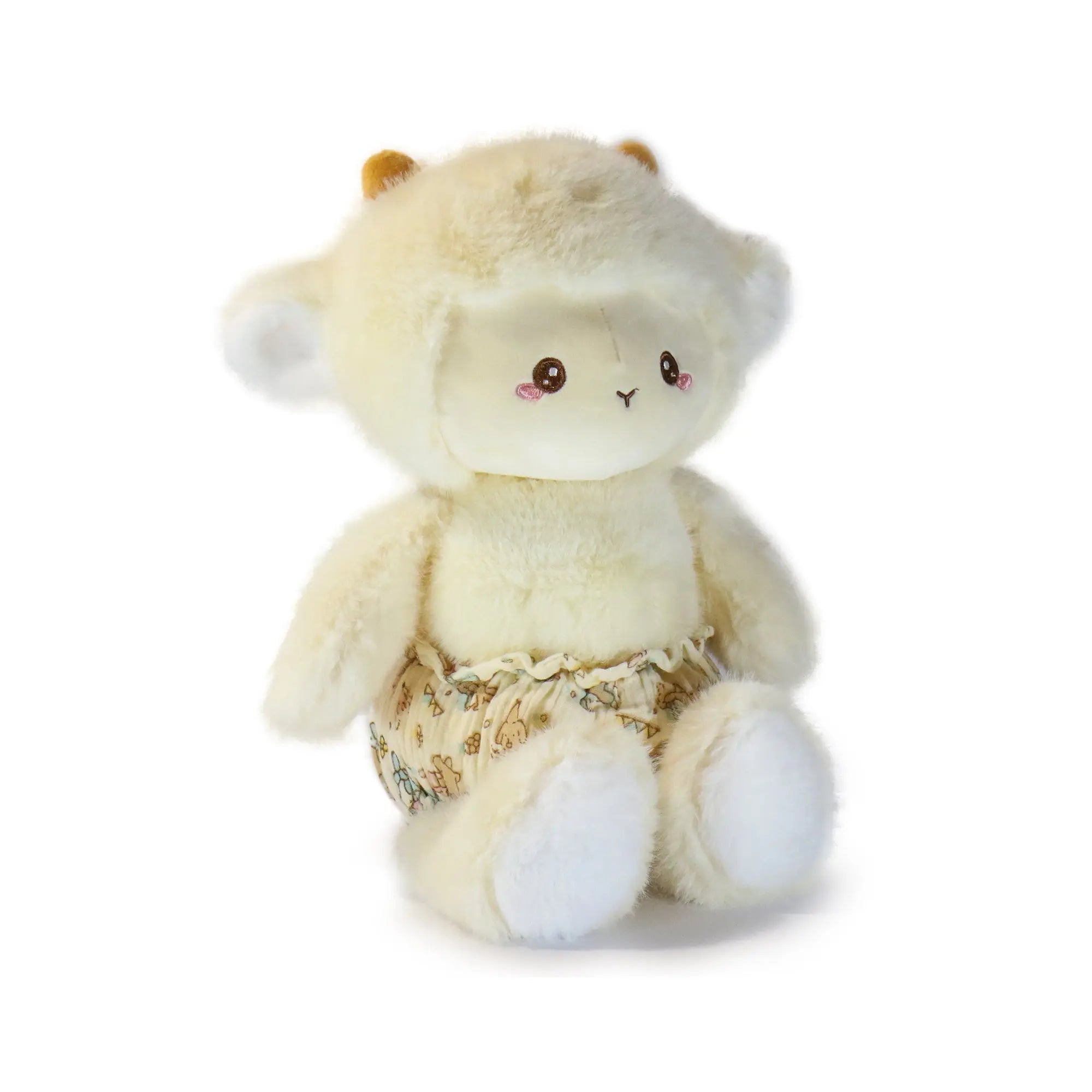 16-inch White Lamb with Beautiful Pants