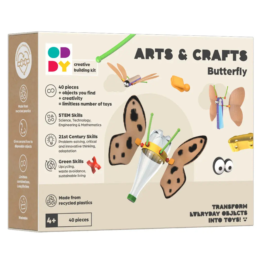 Oddy Arts and Crafts Butterfly Building Kit
