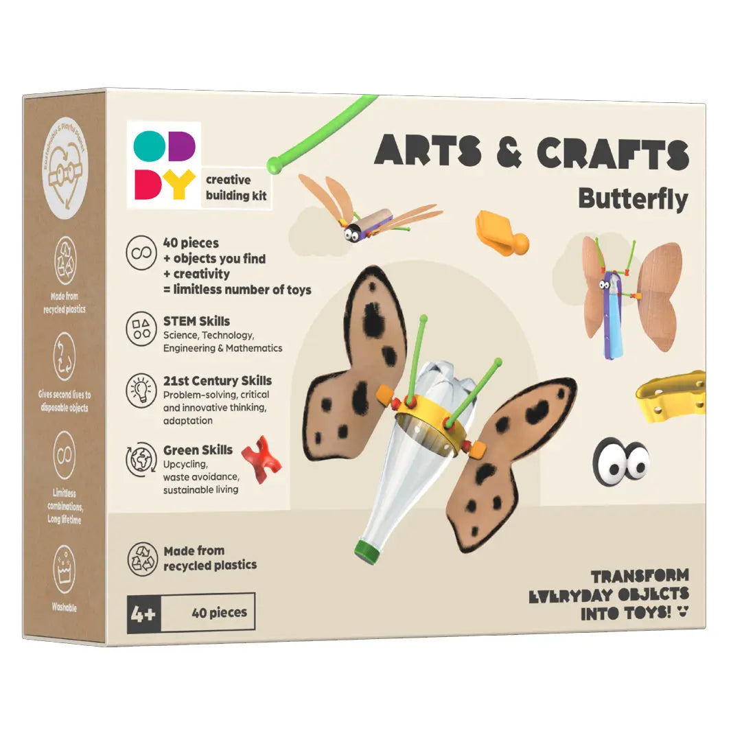 Oddy Arts and Crafts Butterfly Building Kit